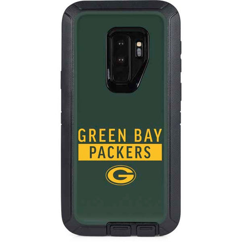 NFL Green Bay Packers Green Performance Series Otterbox Defender Galaxy Skin